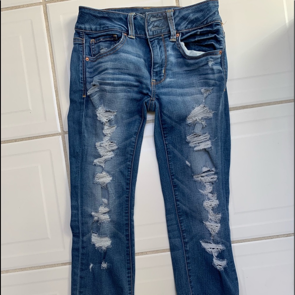 American eagle ankle jeans